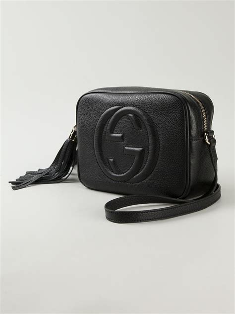 gucci crossbody purse black|gucci crossbody bag black.